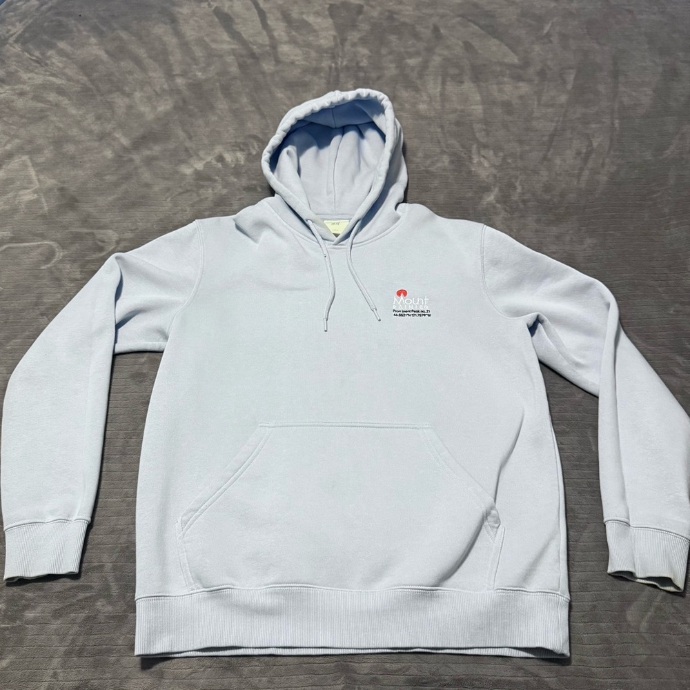 H&M Men's Blue Mount Rainier Hoodie